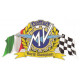 MV AGUSTA  World champions Flags laminated decal