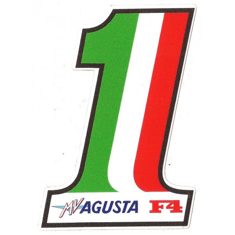 MV AGUSTA  Sticker UV 120mm x 80mm