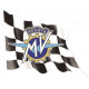 MV AGUSTA   Flag left laminated  decal