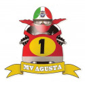 MV AGUSTA  Agostini  Sticker vinyle laminé