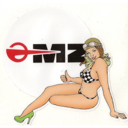 MZ  Pin Up Sticker UV 120mm x 115mm 