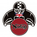NORTON biker laminated decal