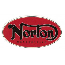 NORTON Motard Sticker UV 80mm x 75mm 