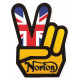 NORTON Sticker UV 75mm x 40mm 