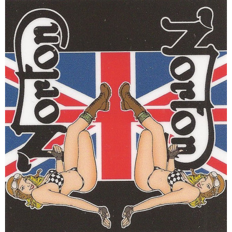 NORTON  850 Commando Sticker UV 75mm 