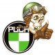 PUCH Skull Sticker droit