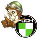 PUCH Skull left Sticker 