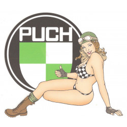 PUCH Pin Up  Sticker UV 80mm x 70mm