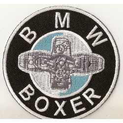 BMW Boxer Embroidered patch 75mm