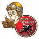 ROYAL ENFIELD Skull  left Sticker