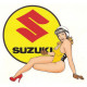 SUZUKI Pin Up gauche Sticker  