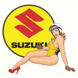 SUZUKI Pin Up Sticker UV 150mm x 150mm