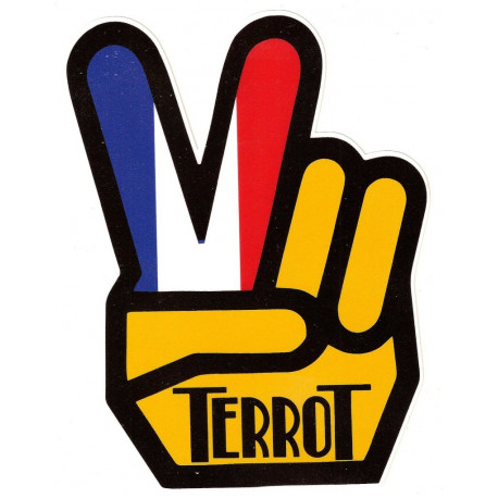 TERROT  Sticker UV 75mm x 48mm