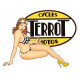 TERROT right Pin Up sticker 