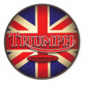 TRIUMPH Motorcycles  Sticker vinyle laminé