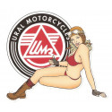 URAL left Pin Up laminated decal