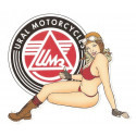 URAL Pin Up Sticker gauche vinyle laminé