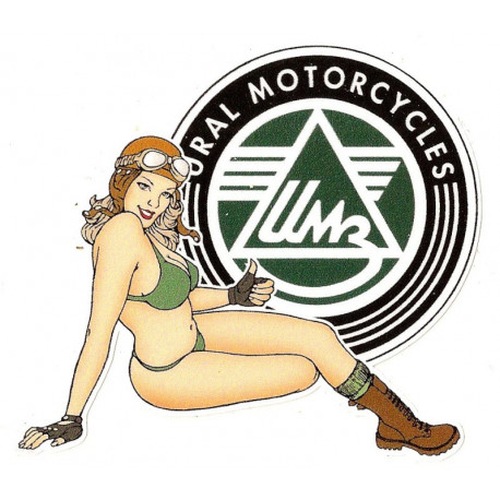 URAL Pin Up Sticker UV 75mm x 75mm