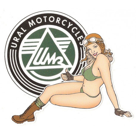 URAL Pin Up Sticker UV 75mm x 75mm