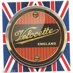 VELOCETTE  Sticker UV  120mm x 60mm 