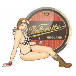 VELOCETTE  Sticker UV  150mm 