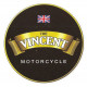 THE VINCENT  Pin Up Sticker UV  75mm x 75mm