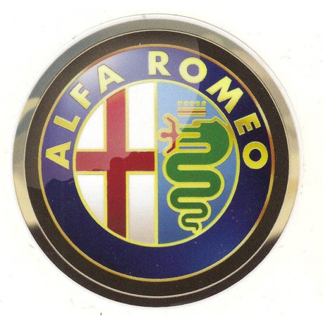 ALFA ROMEO  Sticker UV    120mm x 70mm  