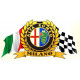 ALFA ROMEO  trefle Sticker UV    75mm  