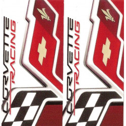 CHEVROLET CORVETTE Racing BIC  Sticker  68mm x 65mm