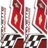 CHEVROLET CORVETTE Racing BIC  Sticker  68mm x 65mm