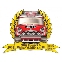 MINI COOPER S Monte Carlo Sticker  