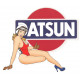 DATSUN Pin Up  Sticker UV 150mm x 130mm 