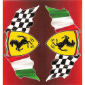 FERRARI BIC  Lamined sticker  68mm x 65mm