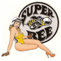 DODGE Super Bee  right sticker Pin Up 