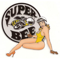 DODGE Super Bee  Pin Up Sticker UV 75mm x 70mm  