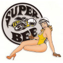 DODGE Super Bee  Pin Up left Sticker  