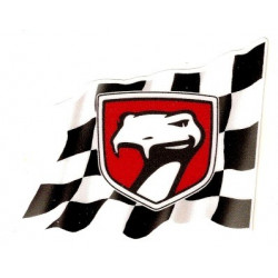 DODGE Viper Flag Sticker droit 