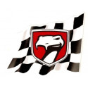 DODGE Viper Flag Sticker droit 