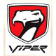 DODGE Viper Sticker UV 75mm x 75mm  