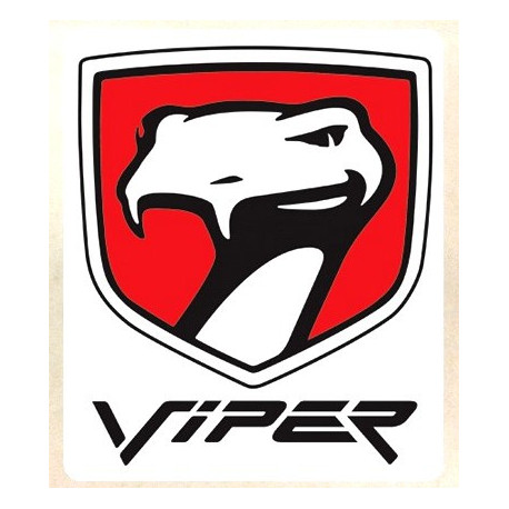DODGE Viper Sticker UV 75mm x 75mm  