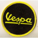  VESPA YELLOW EMBROIDERED BADGE