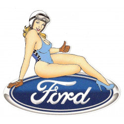 FORD  right Pin Up Sticker 