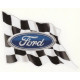 FORD Flag Sticker UV 75mm x 55mm   