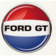 FORD GT40 24HRS Sticker UV 100mm   
