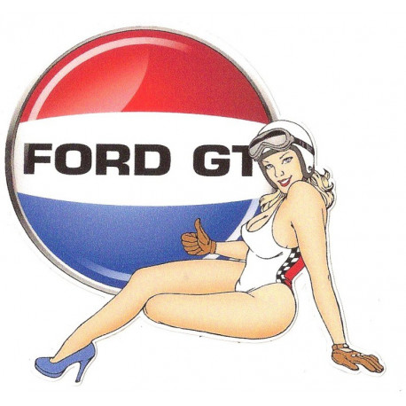 FORD GT 50th Anniversary Sticker UV 150mm x 75mm   