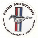 FORD MUSTANG 50 Th Anniversary laminated decal