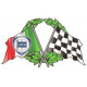  LANCIA Flag Sticker  UV 150mm x 75mm      