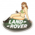 LAND ROVER left Pin Up Laminated decal