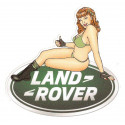 LAND ROVER Pin Up Sticker gauche vinyle laminé