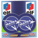 MATRA BIC  Sticker vinyle laminé 68mm x 65mm
